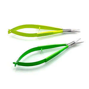 Tijeras para cutículas y cejas de corte de precisión Premium, diseño antideslizante de acero inoxidable puntiagudo para pestañas cómodas - Product Image 4