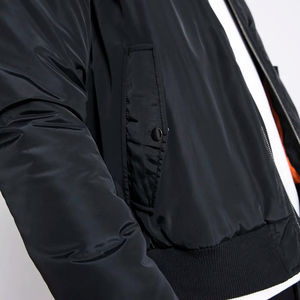 Veste universitaire pour hommes, facile à laver, respirante, à séchage rapide, couleur unie, veste universitaire élégante pour hommes au prix de gros - Product Image 4