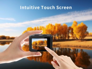 Meilleures Recommandations Mini Caméra d'<span class=keywords><strong>Action</strong></span> Sous-Marine Sportive Écran Tactile Double Écran 21M Étanche Real4K 60Fps EIS Brevet Exclusif OEM WIFI - Product Image 4