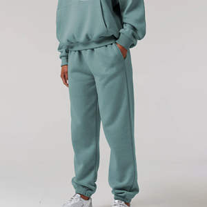 Ensemble de survêtement solide d'hiver pour femme-Tenue de jogging de sport respirante 2 en 1 avec ensembles de sweat - Product Image 2