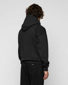 <b>Men's</b> <b>Oversized</b> Drop Shoulder 100% Cotton <b>Hoodies</b> 500GSM Thick Winter <b>Blanket</b> Zip-up Style Plain Dyed Crop Boxy Streetwear - Product Image 3