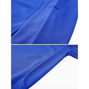 Camisetas Polo de hombre de poliéster al por mayor, logotipo personalizado, diseño liso con excelente visibilidad - Product Image 3