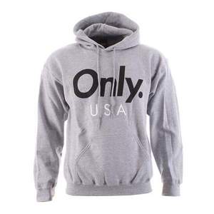 Sweat à capuche personnalisé pour homme, taille US, 100 % coton molletonné tricoté, avec logo en strass sur le devant, poche et séchage rapide, idéal pour l'hiver - Product Image 2