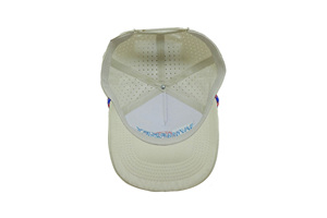 Elaborado en Injae Vina 5 paneles estructurados agujeros perforados gorra de béisbol diseño personalizado moda Unisex adulto - Product Image 6