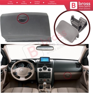 BDP1159 Botón de Apertura de la Tapa del Guantera Gris 8200078820 para Megane MK2 Clio MK3 - Product Image 5