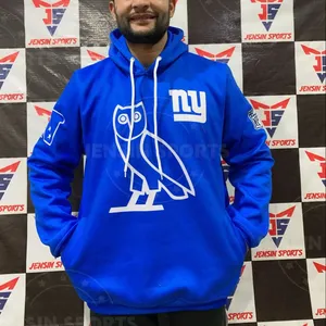 NY Giantss Ovo高品質最新ファッションカジュアルウェア昇華男性プルオーバーパーカーパキスタン製パーカープルオーバー