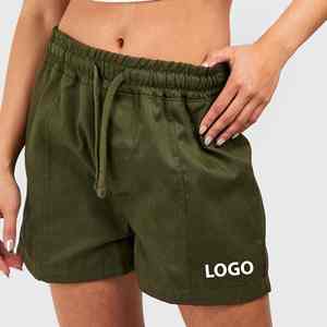 Shorts de sport pour femmes OEM, respirants, en polaire, séchage rapide, de haute qualité, taille élastique, shorts de jogging pour la salle de sport - Product Image 2