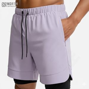 Pantalones Cortos Deportivos de Playa para Hombre, de Secado Rápido, Transpirables, de Lona, Poliéster/Algodón, para Entrenamiento, Verano 2025 - Product Image 5