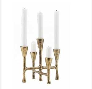 เชิงเทียนสำหรับตกแต่งบ้าน เชิงเทียนโลหะที่มีสไตล์ เหมาะสำหรับการสร้างแสงสว่างที่นุ่มนวล โรแมนติก และเป็นเทศกาล - Product Image 2