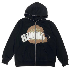 Alta calidad 450 GSM Heavy Weight Distressed Pockets French Terry Blank Vintage Wash Pullover Hoodie para hombres - Product Image 1