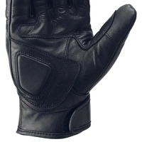 Guantes de cuero para carreras de motos, guantes cortos para montar en moto para hombre, guantes de mano para Motocross Cross Country con pantalla táctil para hombre