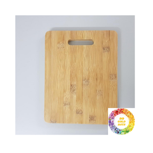 Planche à découper en bambou de qualité supérieure ensemble de planches à découper de cuisine extra large charcuterie naturelle servant bloc de planche à découper en bois - Product Image 1