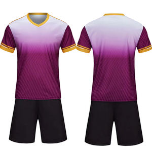 Uniformes de fútbol personalizados para hombres y adultos, ropa deportiva en blanco, nuevo diseño, 100% algodón y poliéster, precio barato, conjuntos de uniformes de Fútbol 2022 - Product Image 5