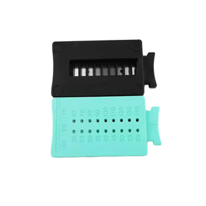 Jauge de points de percha <span class=keywords><strong>pour</strong></span> canal radiculaire dentaire, règle de mesure endodontique - Product Image 1