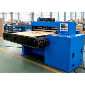 Machine à rainurer et à imprimer pour boîtes en carton, alimentation par chaîne, imprimante monochrome, équipement de production - Product Image 4