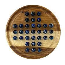 Caja de juego de mesa de solitario hecha a mano de madera de tendencia con juego de solitario de madera de diseño clásico - Product Image 4