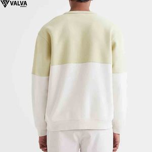 Sweat-shirts d'hiver pour hommes à col rond en coton mélangé doublés de polaire, couleurs et logo personnalisables, sweat-shirts à manches longues de haute qualité - Product Image 3