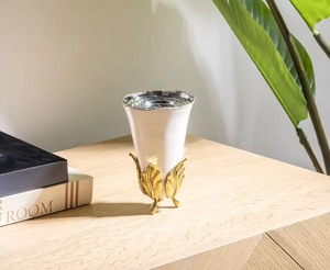 เตาเผาเครื่องหอมโลหะคุณภาพเยี่ยม เป็นมิตรกับสิ่งแวดล้อม สำหรับใช้ในโรงแรม อุปกรณ์เครื่องหอมอินเดีย M R Handicrafts - Product Image 5