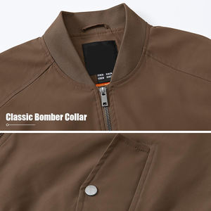 Blouson bomber respirant personnalisé pour homme, blouson bomber oversize pour homme, blouson bomber élégant pour homme - Product Image 4