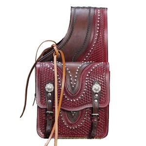 Bolsa de Silla de Montar de Cuero Genuino Hecha a Mano, Premium y Duradera para Uso Ecuestre, Color/Logotipo/Tamaño Personalizable, Hecho en India - Product Image 2