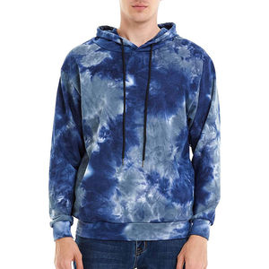 Newest Design Winter Men's <b>Tie</b> <b>Dye</b> <b>Hoodie</b> Hooded Pullover Soft 100% Cotton Fabric Anti Wrinkle Sustainable Casual Wear OEM - Product Image 3