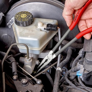 Pince de montage KNIPEX de 280 mm de long, polie, avec revêtement en plastique, pince de pêche à pointe droite - Product Image 6