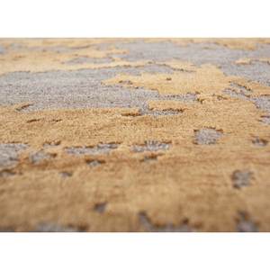 Tapis en laine et soie de bambou noué à la main Kavi gris et noir, motif abstrait rectangulaire Théorie du Chaos pour salon d'adolescents Esk-450 - Product Image 3