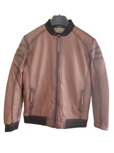 Chaqueta de cuero de motorista para hombre de invierno y otoño, chaqueta de vuelo, OEM, venta al por mayor, nueva moda 2024, personalizada, clásica, ajustada - Product Image 6