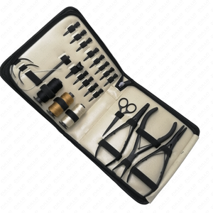 ชุดคีมต่อผมสีที่กําหนดเองชุดสเตนเลสคุณภาพสูงชุดเครื่องมือต่อผมสําหรับคลิปตัดผม - Product Image 2