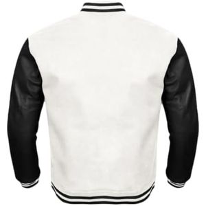 Chaqueta Universitaria de Béisbol de Primera Calidad, de Lana, con Mangas Largas, Color Personalizado, Logotipo Frontal, Unisex, Estilo Urbano, 100% Algodón - Product Image 2