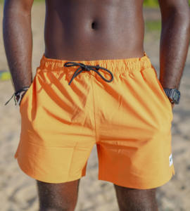 กางเกงขาสั้นแบบแห้งเร็วสำหรับผู้ชายกางเกงขาสั้นแบบลำลองผ้าทอพิมพ์ลายดอกไม้น้ำหนักเบาเป็นมิตรกับสิ่งแวดล้อม - Product Image 4