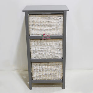 Handmade Dong Thap <b>Cabinet</b> Organizer by Artex Seagrass and Water Hyacinth Natural <b>Storage</b> Shelving Unit <b>for</b> Home and <b>Garage</b> Use - Product Image 2