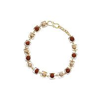 Designer Premium Evil Eye Rudraksh Rakhi Lot de 2 pour Brother Rakhi Thread Rakhi Bracelet Traditionnel Raksha Bandhan Cadeau Bhaiya