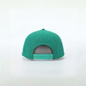 Casquette de golf imperméable et respirante avec logo brodé personnalisé, corde tressée, 5 panneaux et trous découpés au laser Injae Vina VN - Product Image 6