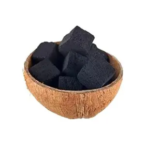 椰子壳木炭方形煤块水烟水烟木炭无烟低灰立方体形状