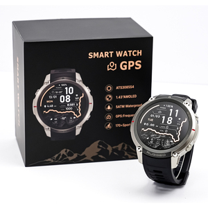 Montre connectée GPS Aosenwell DM59 avec cartes hors ligne, écran AMOLED 1,43 pouces, étanche 50 m, boussole et assistant vocal IA - Product Image 2