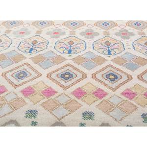 Tapis en laine et soie de bambou noués à la main Manchaha Ivory, motif géométrique puzzle, pour usage domestique, salon, couloir - Tapis Jaipur US - Product Image 3