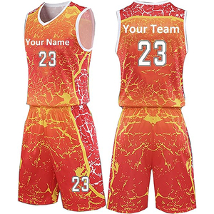 TF personalizado hombres Reversible baloncesto Jersey bordado número Vintage malla baloncesto uniforme - Product Image 1