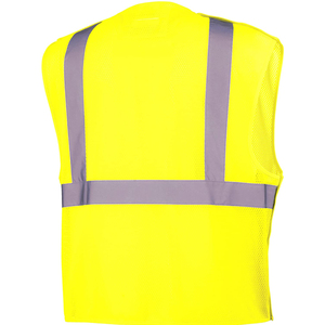 Chaleco de Seguridad Vial de Alta Visibilidad Personalizado de Primera Calidad 2025, Transpirable, con Bolsillo Reflectante para Trabajadores - Product Image 3