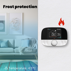 A2ZWORLD WIFI + RF termostato 2.4G WIFI + RF 433MHZ TUYA protocollo, Smart Life riscaldamento della caldaia a Gas, riscaldamento - Product Image 3