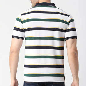 T-shirt décontracté raffiné pour homme, manches courtes, 100 % coton, léger, style urbain, logo brodé, infroissable, uni, personnalisable - Product Image 4