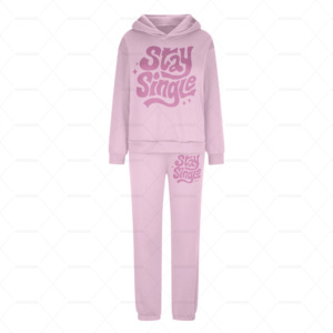 LOGO personalizado otoño 2025 ropa de mujer pulóver chándal 2 pantalones de dos piezas conjunto con capucha Jogger chándal pantalones de chándal y conjunto con capucha - Product Image 5