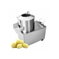 Machine à trancher les légumes et les pommes de terre semi-automatique motorisée industrielle, capacité de 100 kg/h, multi-tension, haute performance, garantie 1 an