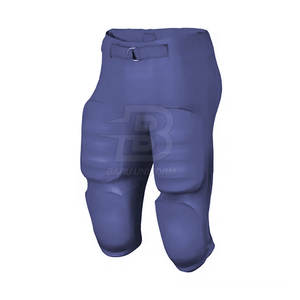 Haute qualité couleur personnalisée 100% polyester uniforme de football américain respirant à manches courtes vêtements d'équipe - Product Image 3