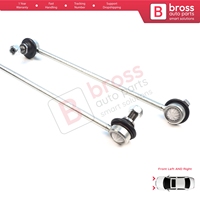 BSP1283-1 2 Buah Link Stabilizer Sway Bar Depan untuk Astra G H J Insignia A Meriva B Zafira A B C 13169439 350614