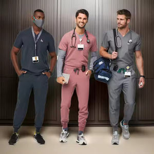 "Conjuntos de uniformes de algodón y poliéster para hombres para hospitales y enfermería" - Product Image 3