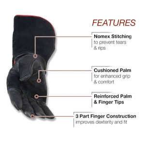 Guantes de Seguridad para Control de Animales, para Esquí, Ciclismo y Uso en Exteriores, de Cuero Vacuno, Ecológicos, Duraderos, con Servicio OEM - Product Image 3