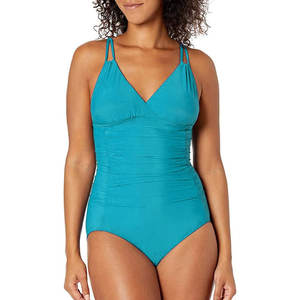 Nuevo Traje de Baño para Mujer, Diseño Personalizado, 1 Pieza, Transpirable, Ligero, Poliéster/Algodón, Servicio OEM al por Mayor - Product Image 6