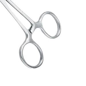 Instruments chirurgicaux HERMANN MEDITECH HM-M-309, pince hémostatique en acier inoxydable, pinces à moustiques de précision, poignée incurvée, médical - Product Image 6