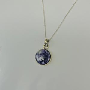 จี้เงินชาร์ไรต์ธรรมชาติ925เงินสเตอริ่งจี้เงินแท้จี้สร้อยคอจี้เงินทำมือจี้เงิน - Product Image 4